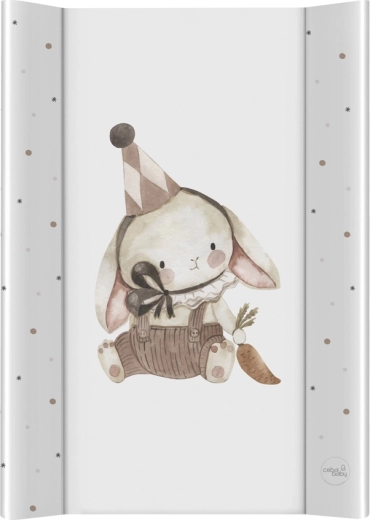 Ceba Baby ultra könnyű pelenkázó alátét merev lappal 50 × 70 cm Clown Bunny
