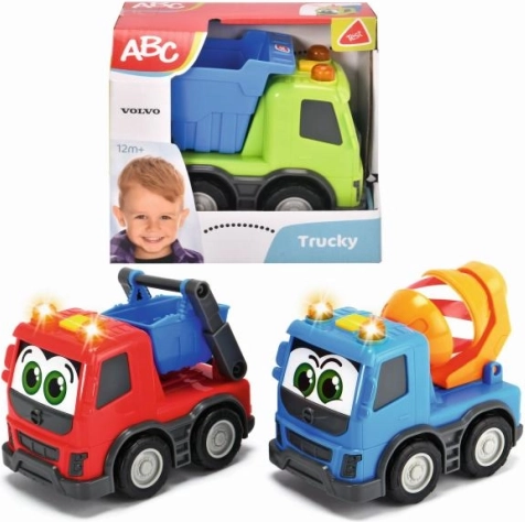 ABC VOLVO 13 cm-es gyerek teherautó fénnyel és hanggal (3 féle)