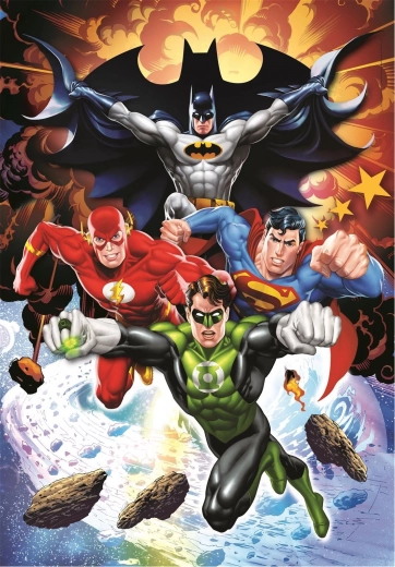 CLEMENTONI DC COMICS puzzle: Harcra fel! 104 darab