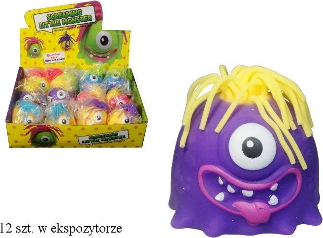 Nyomkodható gumis egy szemű szörnyecske