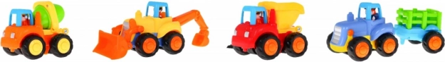 Önhajtású építőjárművek szettje
