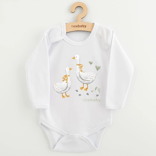 New Baby Husičkák hosszú ujjú csecsemőbody, 62-es méret (3–6 hónapos korig)