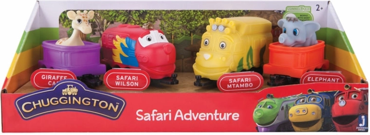 Chuggington vonatkészlet Safari park (4 db)