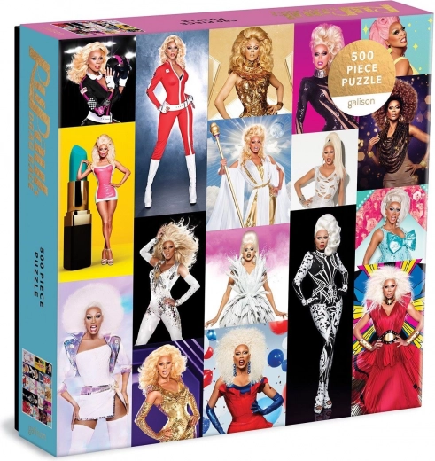 Négyzet alakú RuPaul's Drag Race puzzle, 500 darab