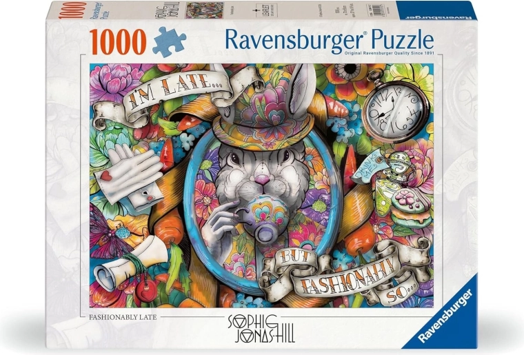 Ravensburger puzzle Későn, de stílusosan 1000 darabos