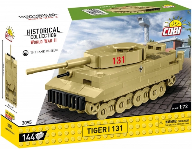 Tiger I 131-es modell tank COBI kockákból