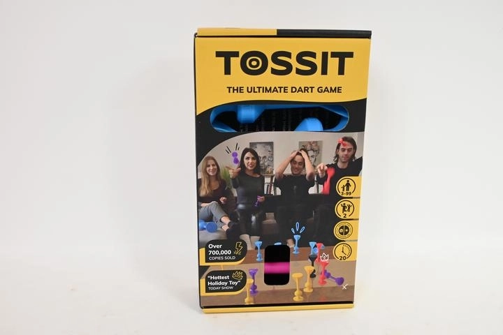 TOSSIT tapadókorongos darts kezdőkészlet 7 db rózsaszín/kék