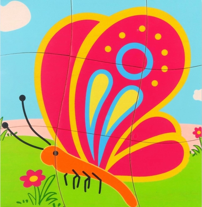 Réteges fa puzzle – Lepke