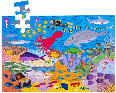 Padló puzzle Tengeralatti világ 48 darab