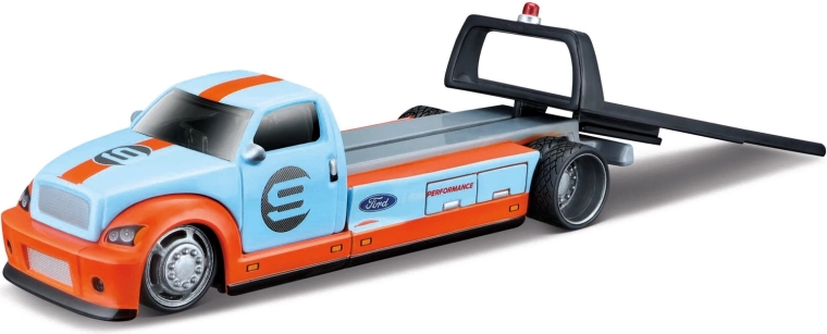 Maisto Flatbed 2019 Ford GT Heritage Edition világoskék 1:64