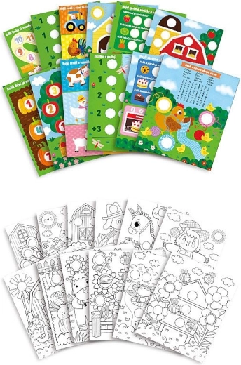 Tanulást segítő feladatok és színezők egyben