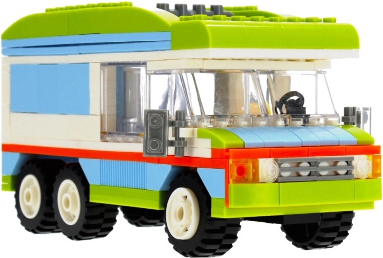 Részletekben gazdag lakókocsi