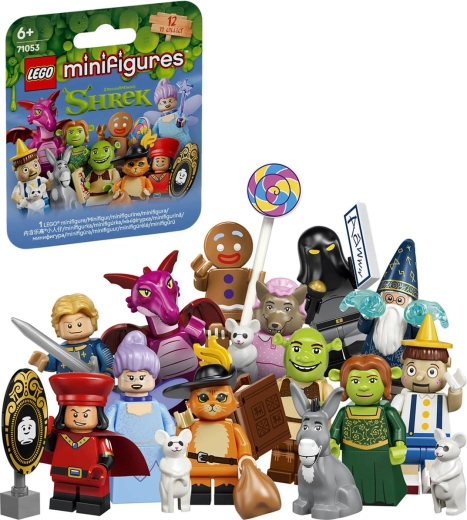 LEGO Shrek minifigurák – gyűjtői meglepetésdoboz - 1 db