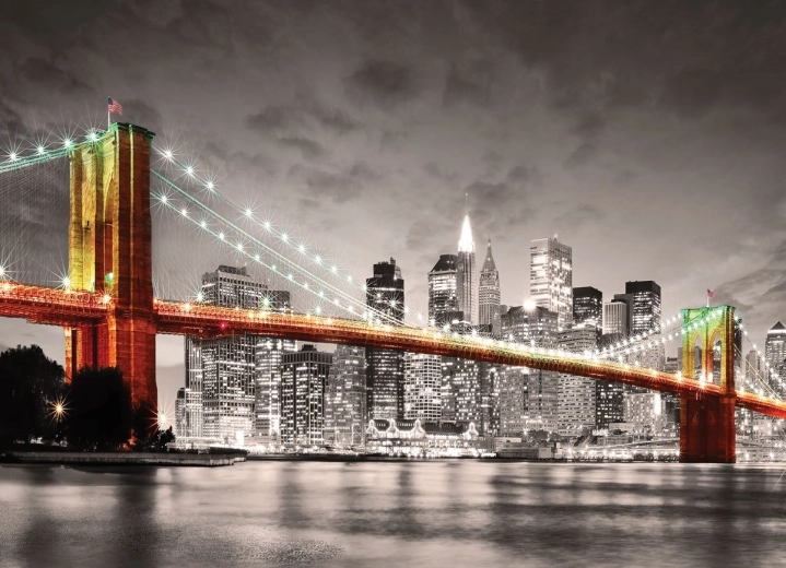 EUROGRAPHICS Puzzle - Brooklyn híd New Yorkban - 1000 darab