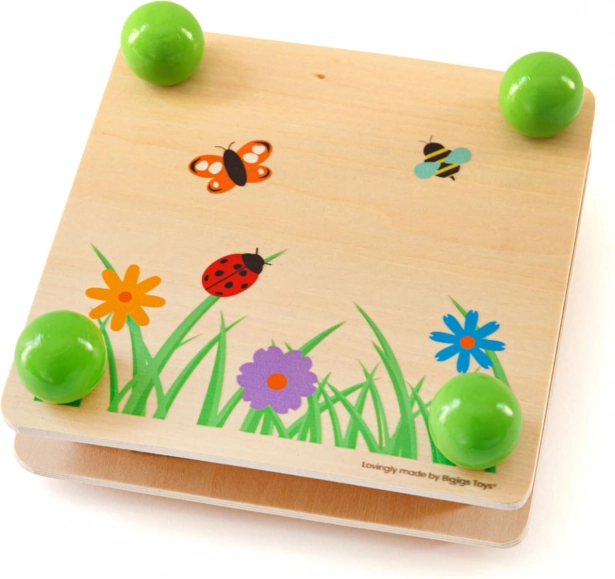 Bigjigs Toys fa virágprés