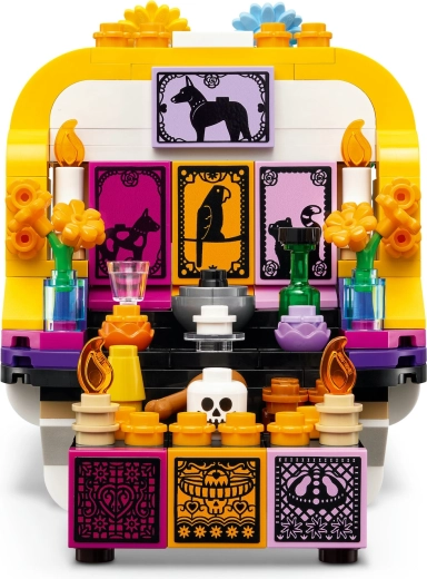 A Día de los Muertos színes részletei