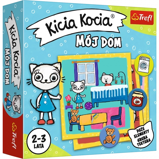 Kártyajáték Macska Kicia Az én házam gyerekeknek