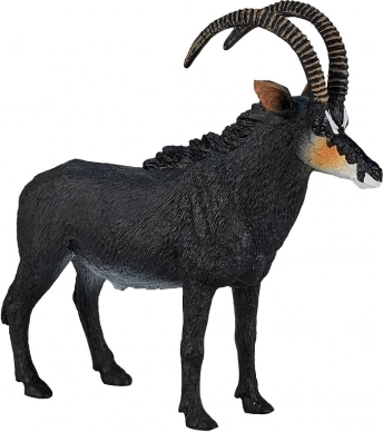 Élethű fekete lóantilop figura MOJO – extra nagy