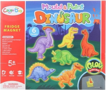 Dinoszauruszok világító mágnes készítése