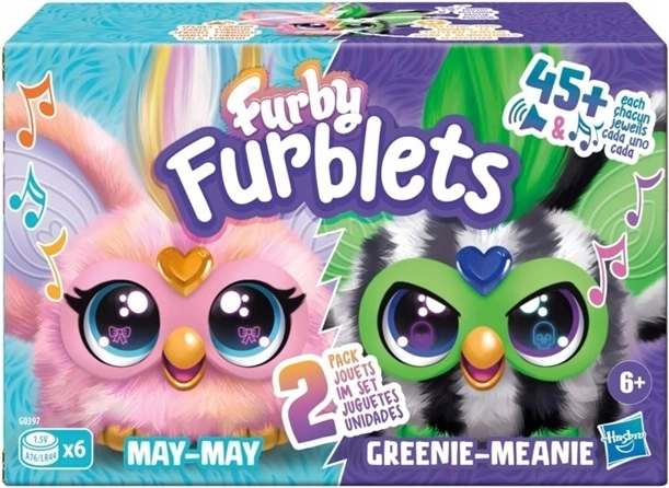 Hasbro Furby Furblets interaktív mini barátok duplacsomag