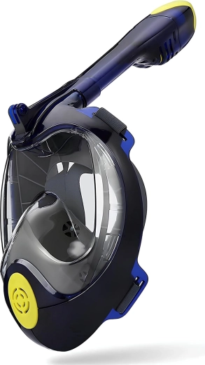 Teljes arcot fedő snorkelmaszk SM-11 S/M kék árnyalatokban – 1 db