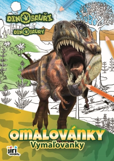 A4-es dinoszauruszos színező