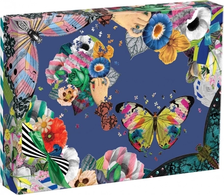 Christian Lacroix alakú puzzle - Pillangó és Csokor egy készletben