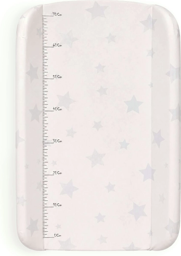 ECOTOYS merev pelenkázó alátét megemelt oldalszegéllyel 85 × 50 cm, csillagok