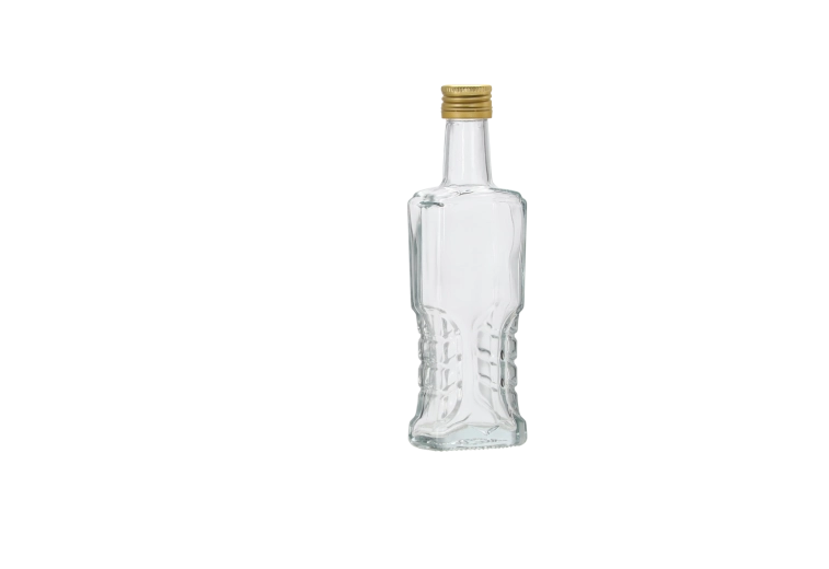 100 ml üvegpalackok 22 mm csavaros kupakkal – 12 darabos készlet