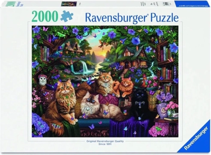 Ravensburger puzzle Macskakunyhó 2000 darabos