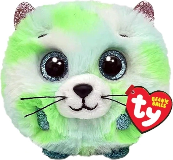 TY Beanie Balls plüssjáték – zöld cica
