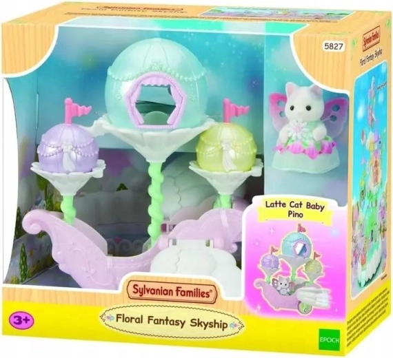 Sylvanian Families virágtündérek repülő hajója