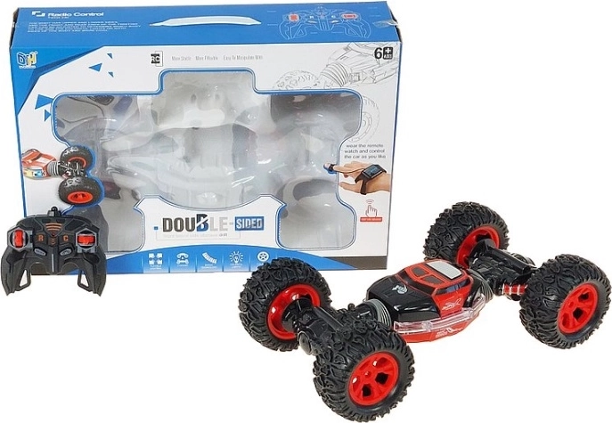 Hajlékony 4x4-es, LED-fényes távirányítós RC autó