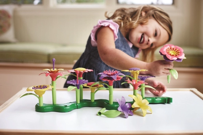 Green Toys virágágyás – építőkészlet újrahasznosított műanyagból