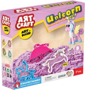 Art craft kinetikus homok unikornis 500 g - 1 db