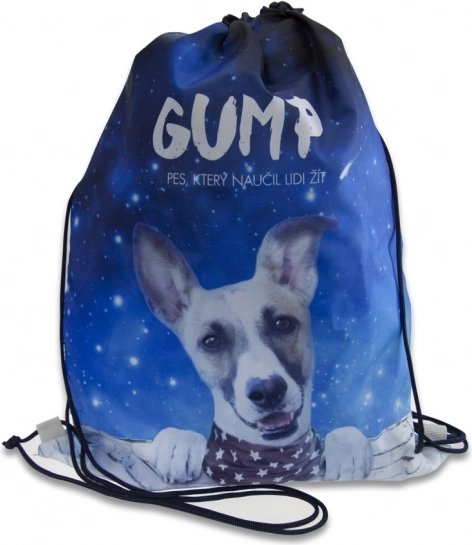 GUMP mintás kék tornazsák