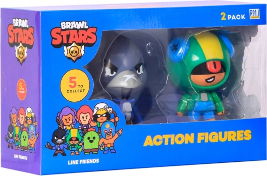 11 cm-es Brawl Stars akciófigurák – 2 db-os készlet, 1. széria