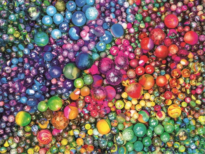 puzzle 1000 darabos colorboom – marvellous marbles
