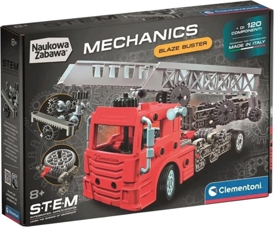 Clementoni mechanikai laboratórium tűzoltóautó