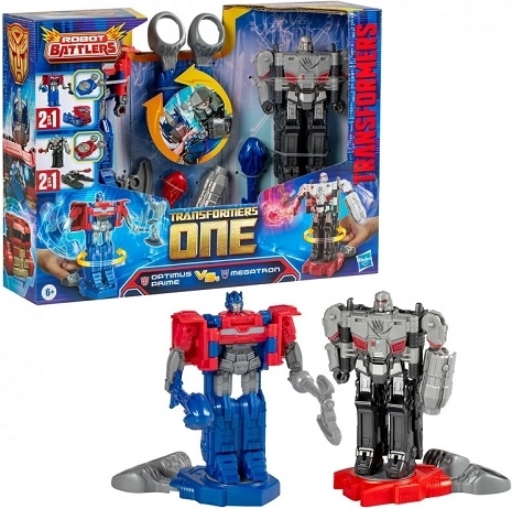 Transformers One Robot Battlers Optimus Prime és Megatron – 2 db