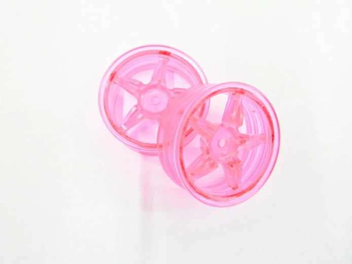 Tamiya ötküllős felni, 22 mm, neonrózsaszín