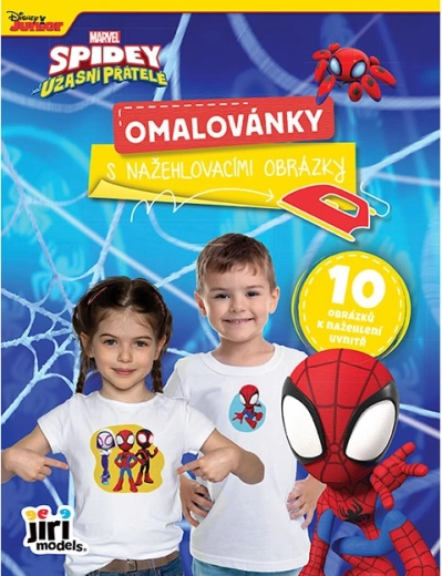Színező vasalható matricákkal SPIDEY