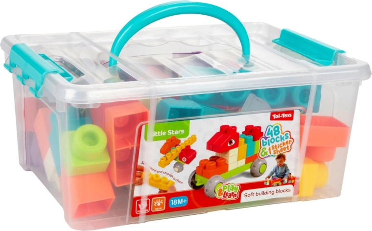 Praktikus tárolódoboz fogantyúval