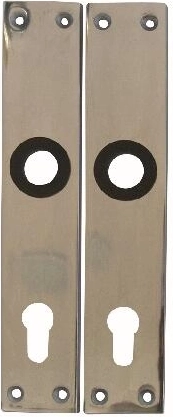 Ajtókilincs pajzs 72 betéttel K 489, alumínium, 1 pár