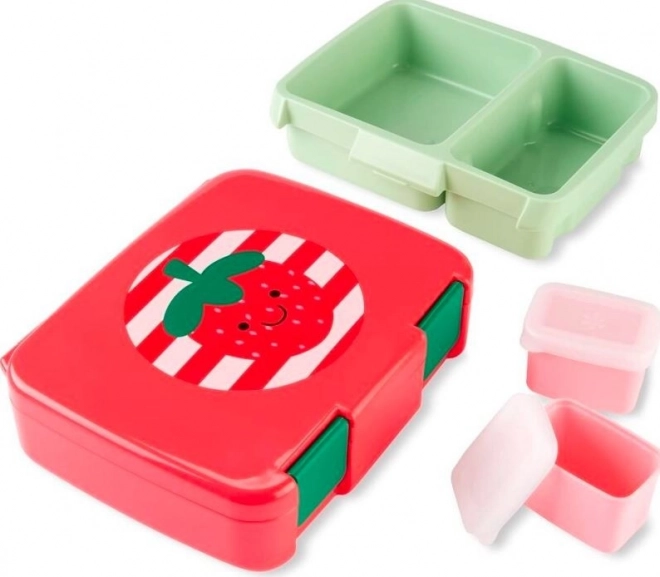 Skip Hop Spark Style bento uzsonnás doboz eper