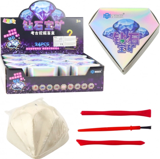 Régészeti készlet – gyémánt ásatás eszközökkel