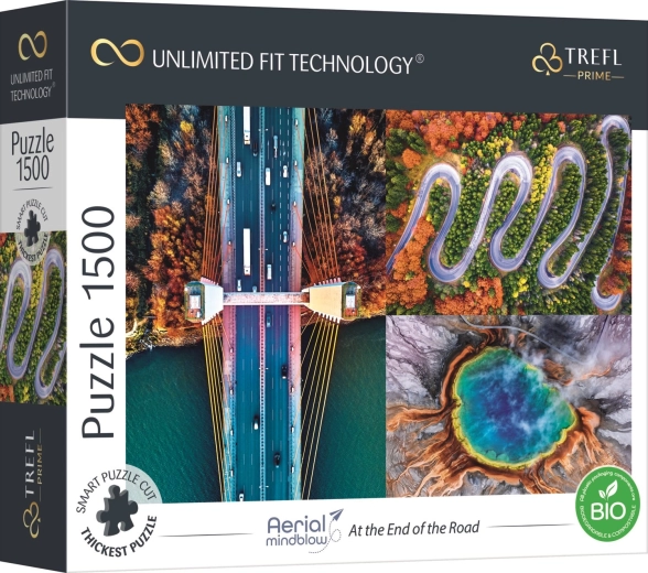 Trefl puzzle UFT Aerial Mindblow: Az út végén 1500 darab