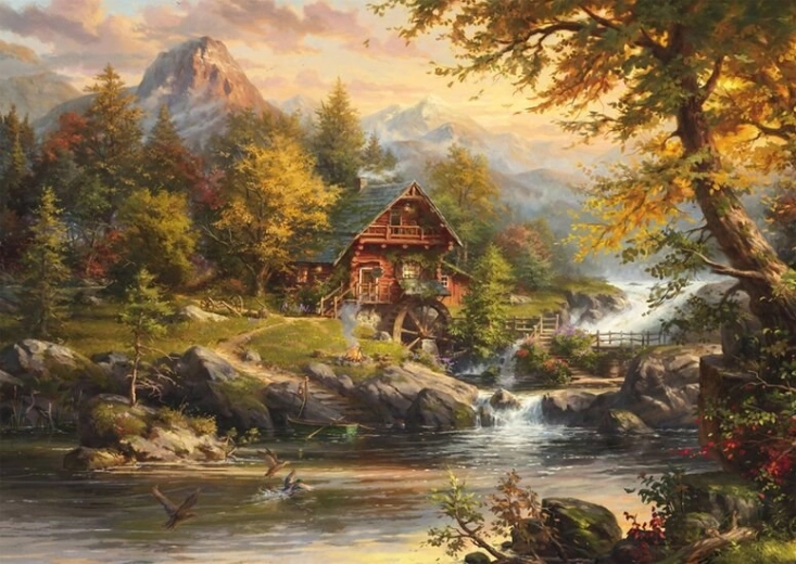 Schmidt puzzle Nyári ház 1000 darab