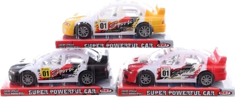 Lendkerekes sportautó - 1 db
