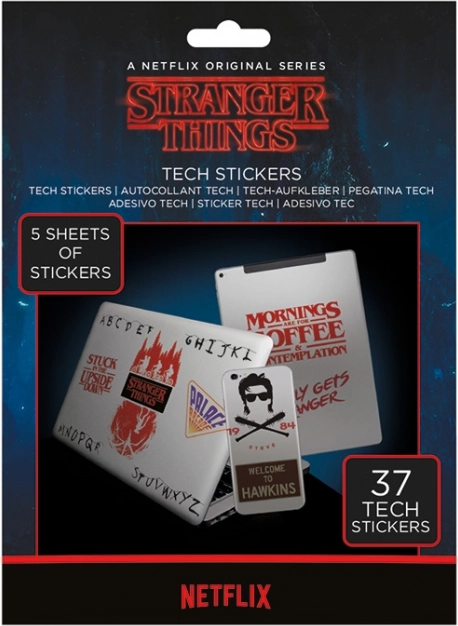 Stranger Things matricák, 37 darabos készlet